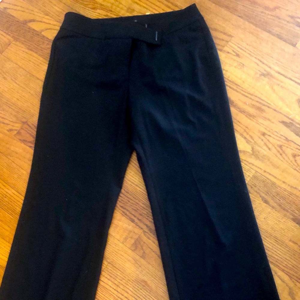 WHBM black cotton pants